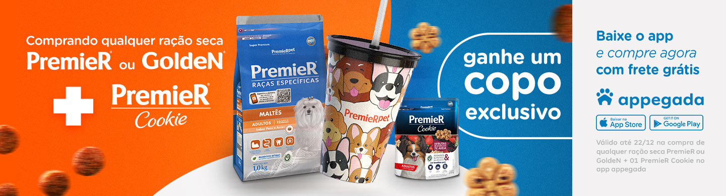 Banner informando que quem fizer a primeira compra no app, ganha cupom de desconto.
